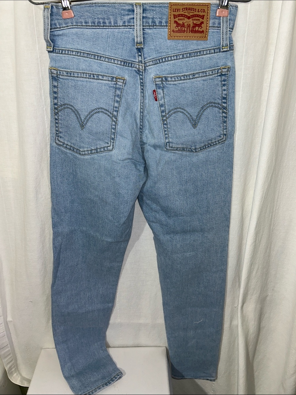 Levi's Light Blue Vintage-Inspired Straight Skinny Jeans
